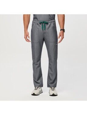 FIGS Cairo Technical Collection Cargo Scrub Pants Size L Drawstring Graphite